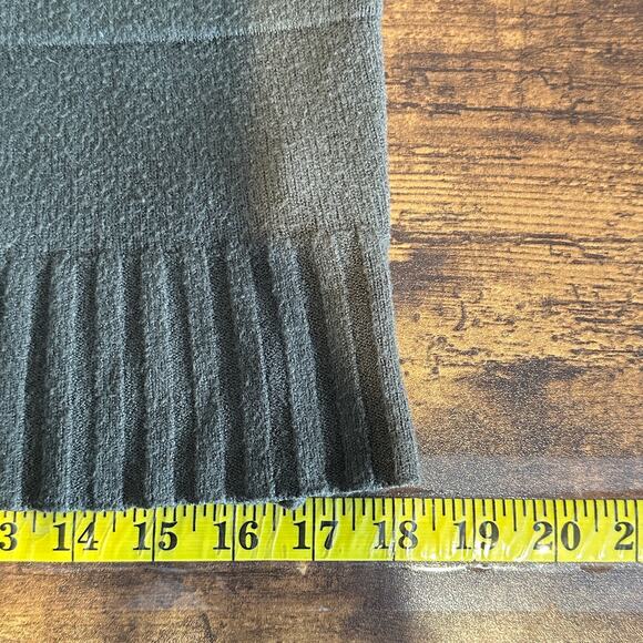 Cyrus Duster Open Cardigan Small Olive Green Hooded Preppy Grunge VGUC - Picture 6 of 9